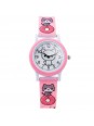 Montre Enfant Silicone Rose Chat CHTIME 