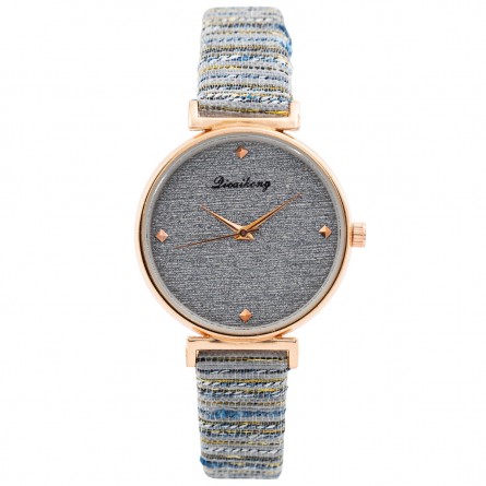 Montre Femme Gris Strass CHTIME 