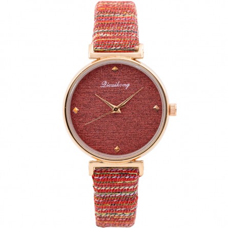Montre Femme Rouge Strass CHTIME 