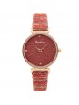 Montre Femme Rouge Strass CHTIME 