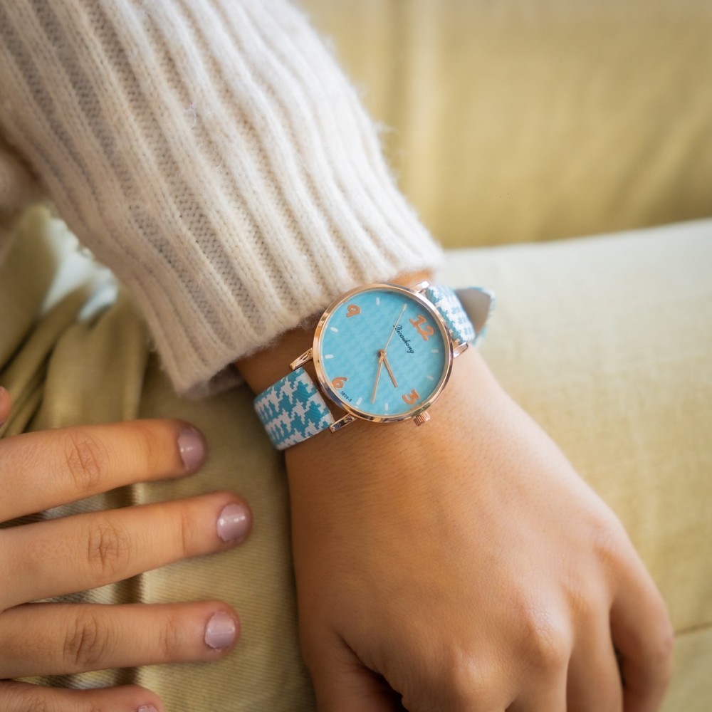 Montre Femme Bleu CHTIME 