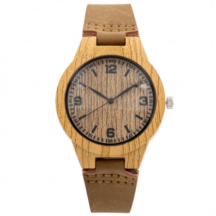 Montre Femme Marron Bois CHTIME 