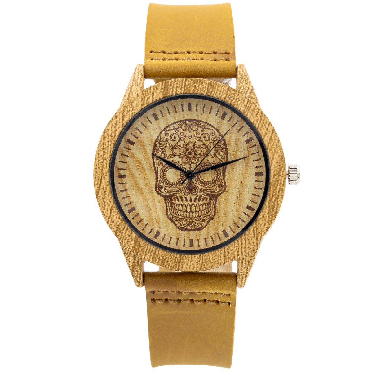 Sublime Montre pour Homme Effet Bois CHTIME 12 00