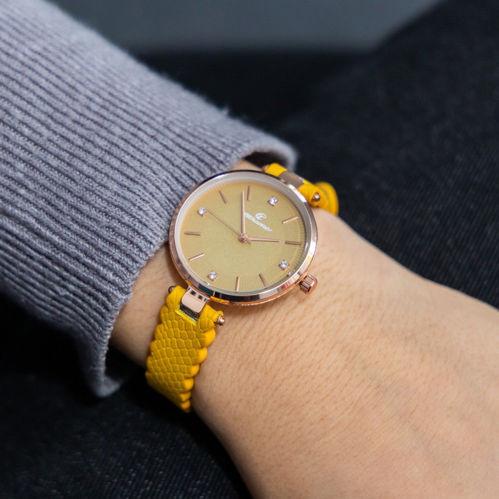 Montre de Femme Jaune CHTIME 