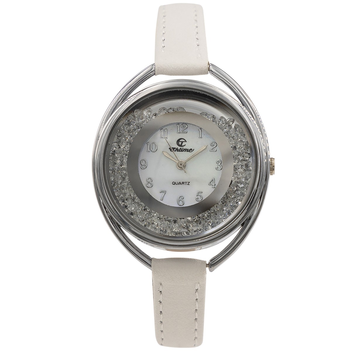 Somptueuse Montre Femme Couleur Blanc CHTIME