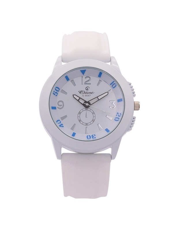Montre Homme Matière Silicone Blanc CHTIME 