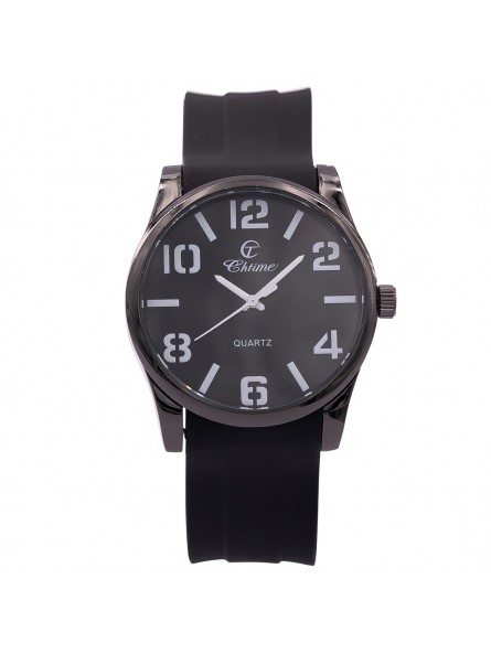 Montre Homme fashion Silicone Noir CHTIME 