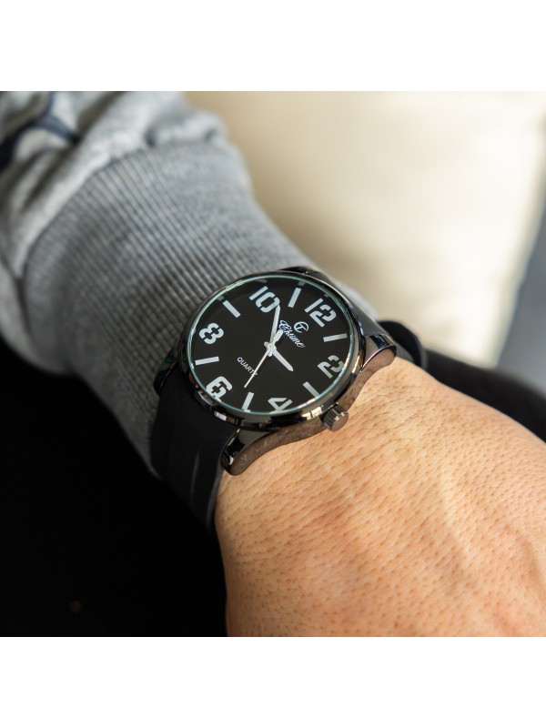 Montre Homme fashion Silicone Noir CHTIME 