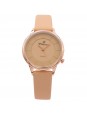 Très Jolie Montre Femme Beige Rose CHTIME 