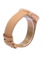 Très Jolie Montre Femme Beige Rose CHTIME 