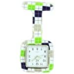 Montre Infirmière Silicone Cadrillage KRAZY 188