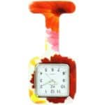 Montre Infirmière Silicone Fleurs KRAZY 193