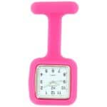 Montre Infirmière Silicone Rose Fuchsia CARRE 27