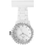 Montre Infirmière Originale Plastique Blanc Strass KRAZY 59