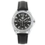 Montre Femme Noir Strass M. John