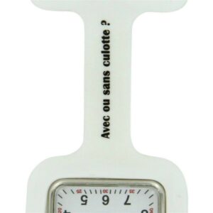 Montre Infirmière Silicone Blanc KZ Avec ou sans culotte ?