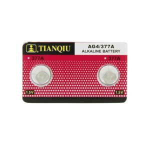 Lot de 2 piles bouton qualité supérieure AG4