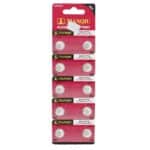 Lot de 10 piles bouton qualité supérieure AG4