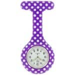 BelleMontre Infirmière Silicone Violet Pois KZ
