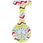 Montre Infirmière Silicone Blanc Graphique KZ