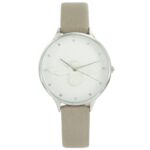 Montre Femme Taupe Relief Abeille Strass MICHAEL JOHN 637