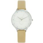 Montre Femme Caramel Relief Abeille Strass MICHAEL JOHN 632