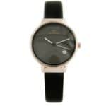 Montre Fashion Femme Dateur Bracelet Noir GIORGIO