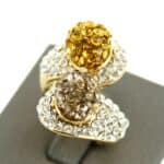 Bague de Femme Boules Strass DAPHNEE