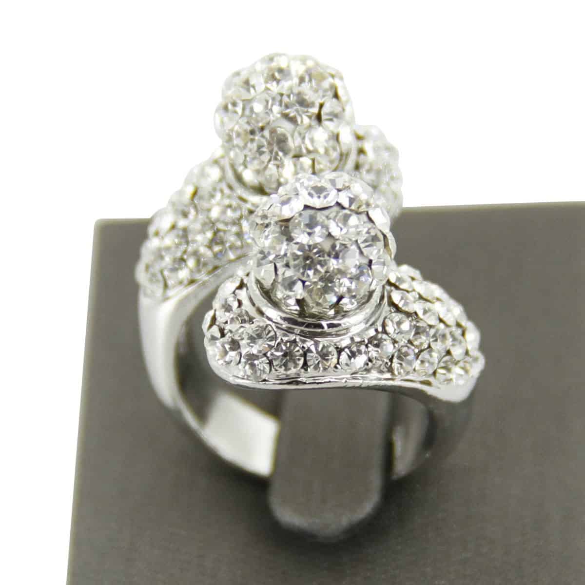 Bague Femme Boules Strass DAPHNEE