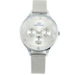 Coffret Montre pour Femme Milanais Argent GIORGIO