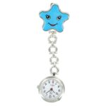 Montre Infirmière Etoile Métal Couleur Bleu KRAZY