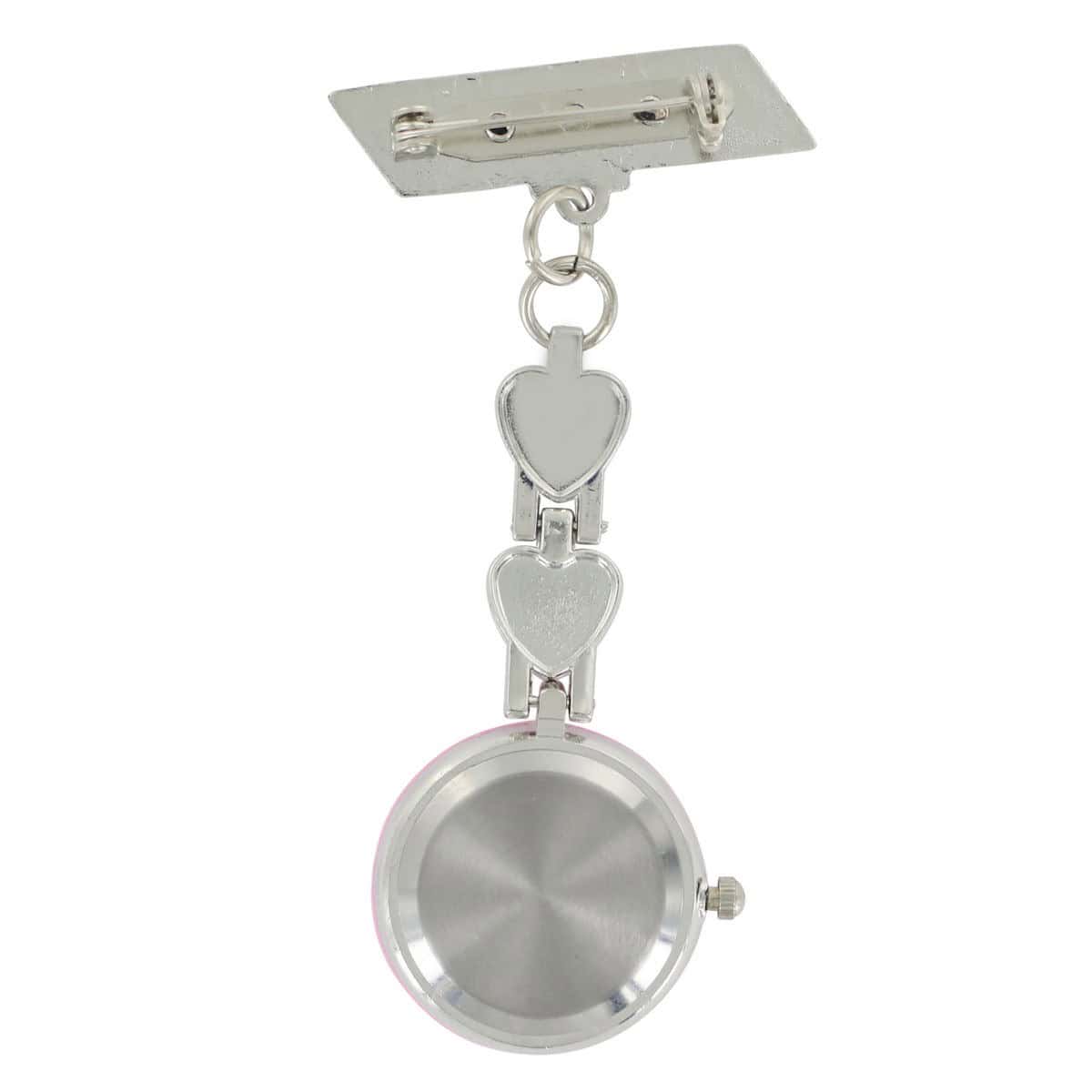 Jolie Montre Infirmière Coeur Métal Rose KRAZY