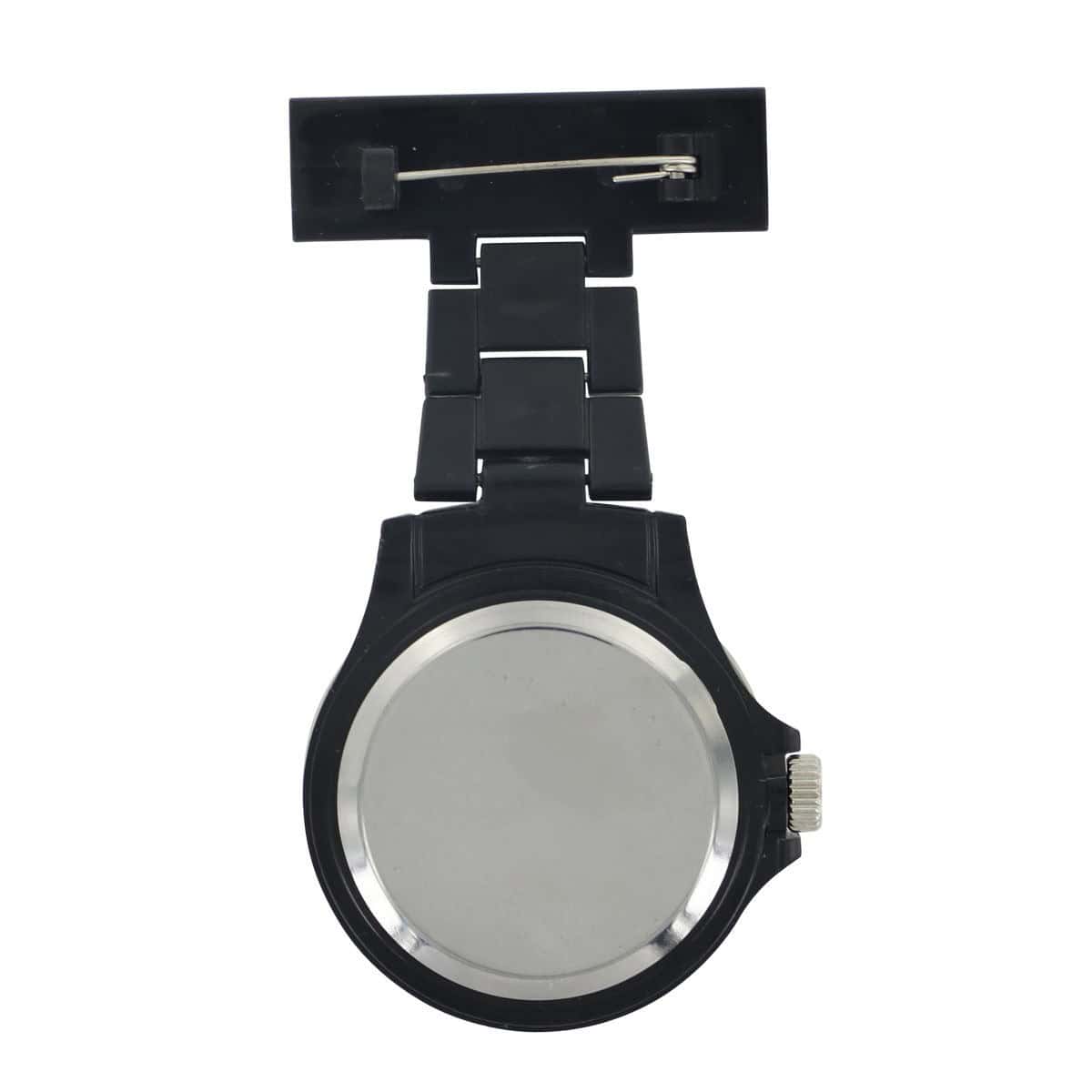 Belle Montre Infirmière Plastique Noir Strass