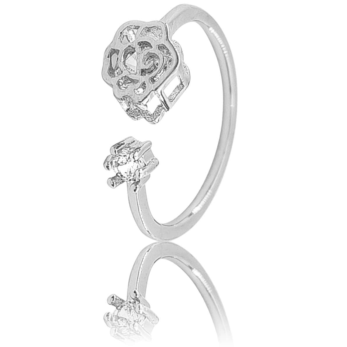 Bague Femme Ajustable ROSANA Strass