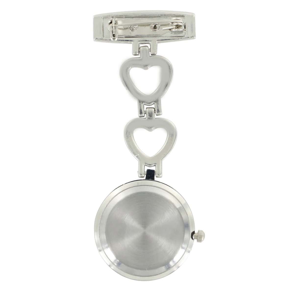 Montre Infirmière Métal Strass Coeur KRAZY
