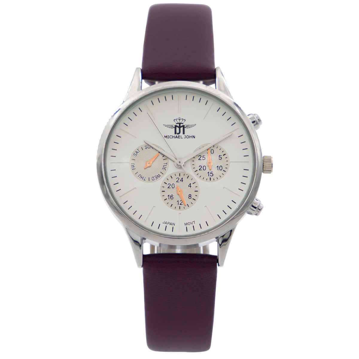 Montre Femme Violet Chrono M. JOHN