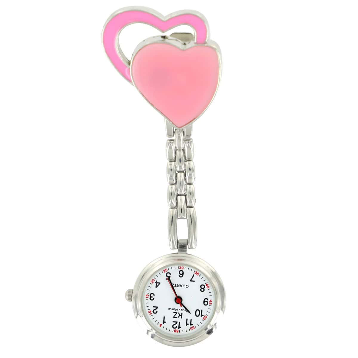 BelleMontre Infirmière Métal Cœur Rose KRAZY