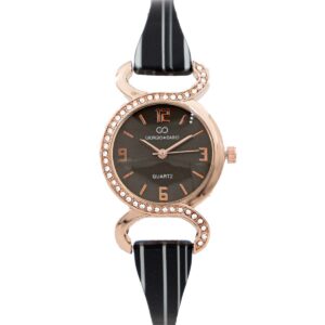 Coffret Montre Femme Métal Rose Bleu GIORGIO