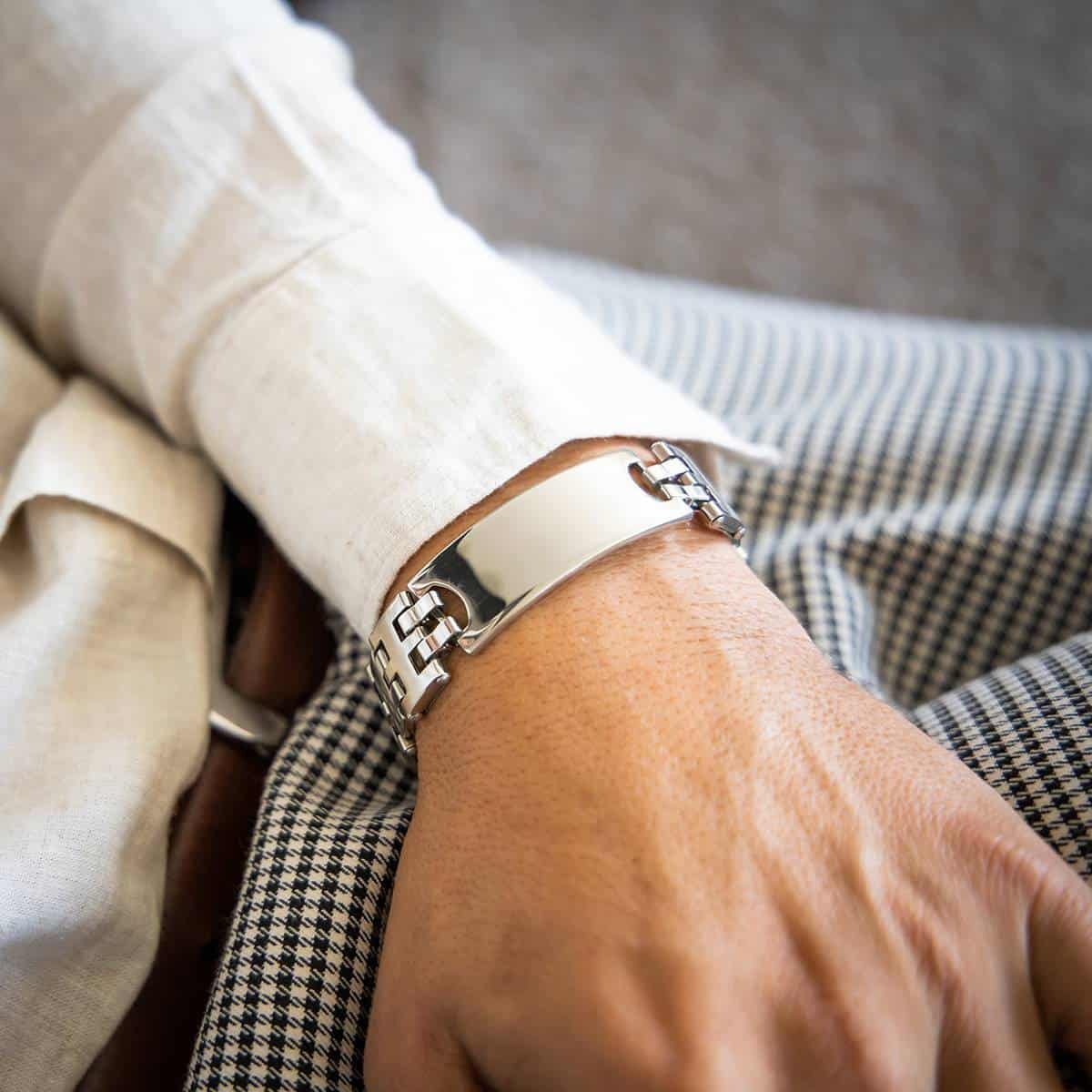 Votre Gourmette Homme Acier