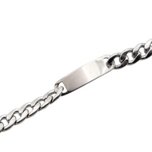 Gourmette Bracelet Acier pour Femme