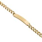 Magnifique Gourmette Bracelet Femme Acier Doré