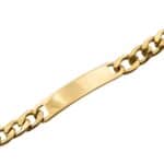 Gourmette Bracelet pour Femme Acier Doré