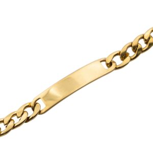 Gourmette Bracelet pour Femme Acier Doré