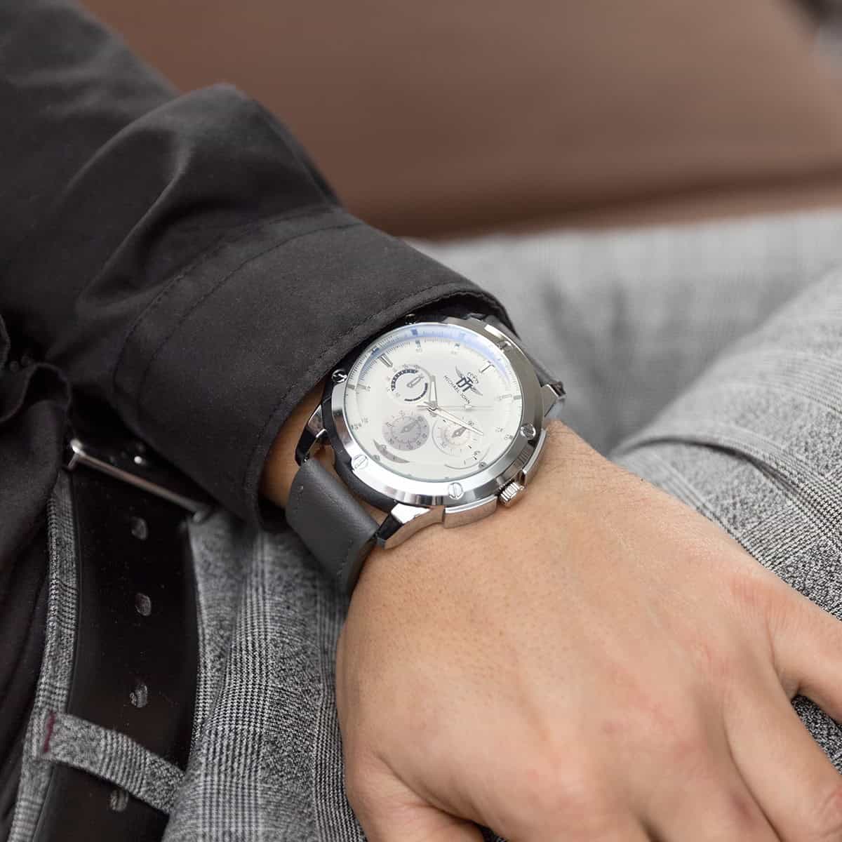 Montre Homme Gris M. JOHN