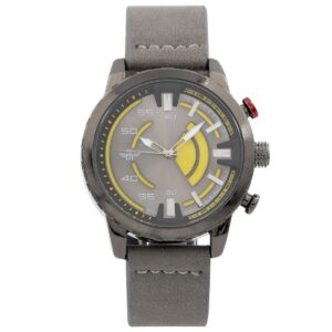 Coffret Montre Homme Gris M. JOHN