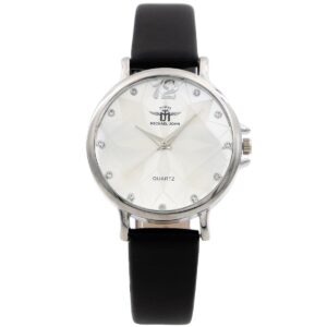 Montre Femme Noir Strass M. JOHN