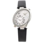 Montre Femme Noir Strass M. JOHN