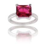 Coffret Bague Femme Rhodium PIERRA