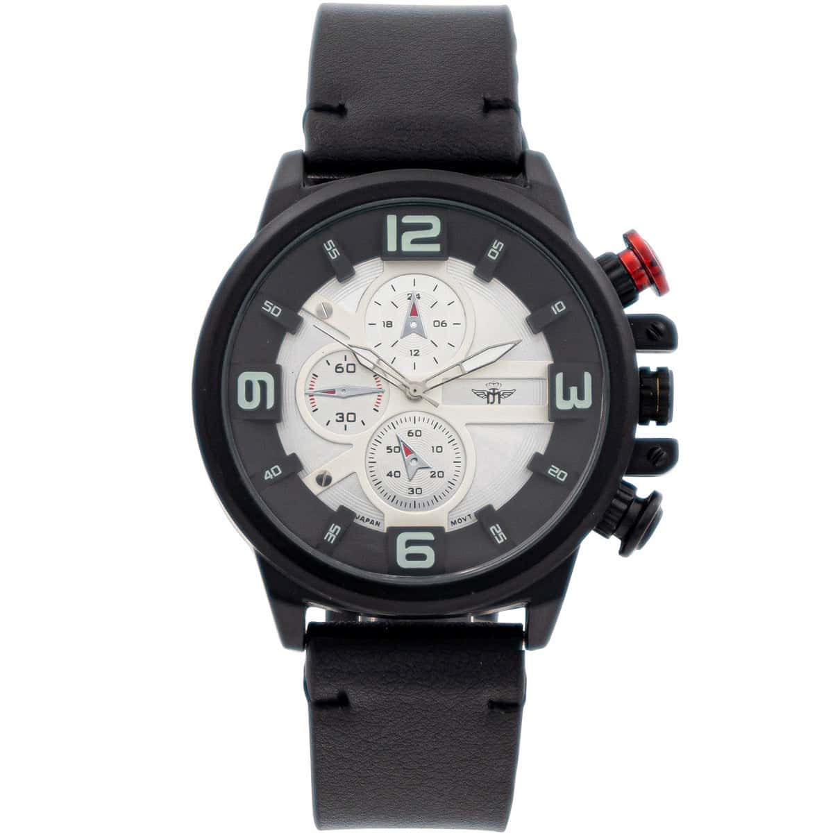 Montre Homme Tendance Noir M. JOHN