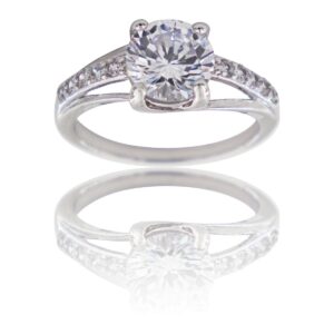 Coffret Bague Femme Rhodium GIENA